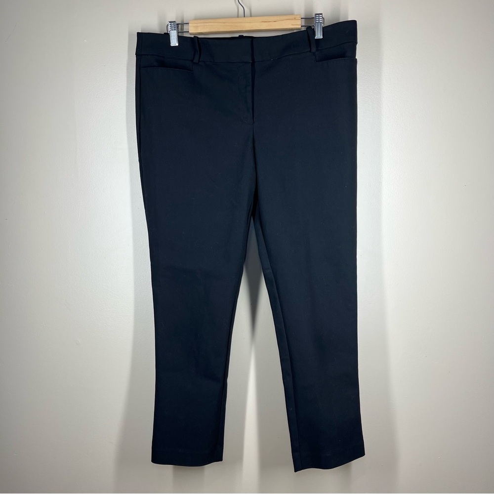LOFT Women’s Black Dress Ankle Pants Skinny Size 14